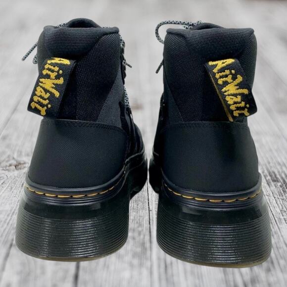 NEW Doc Martens Boury Boots Lace Up Men\'s Size 6 Women’s 7 Black Chukka NWOB main image 7